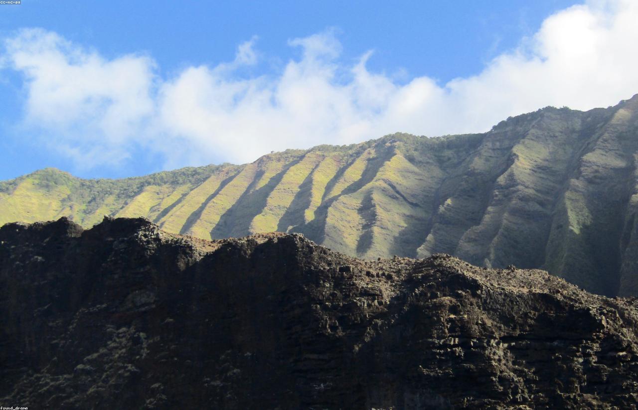 Koolau cliffs over the windward coast
